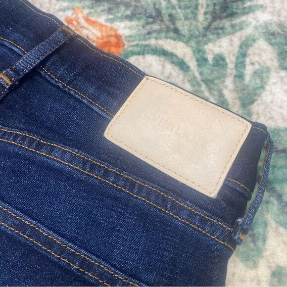 Everlane The High Rise Skinny Jeans Dark Wash Size 24 Ankle - Picture 6 of 6